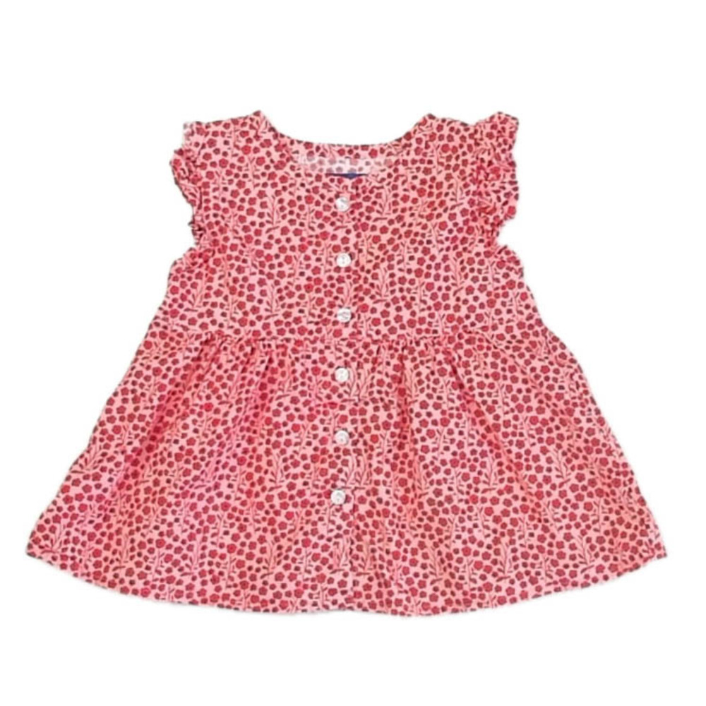 Maison Me Girls Red Floral Blouse size: 2T